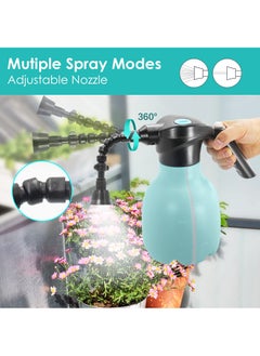 Excefore Electric Spray Bottle, 1.5L Watering Can for Indoor/Outdoor Plants, Automatic Plant Mister Rechargeable Battery Powered Sprayer with Adjustable Spout for Gardening,Fertilizing,Cleaning(Blue)  - Image 4