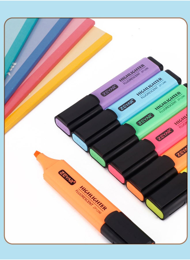 6 Pcs Highlighters Pastel Markers Stationary Supplies for Office School