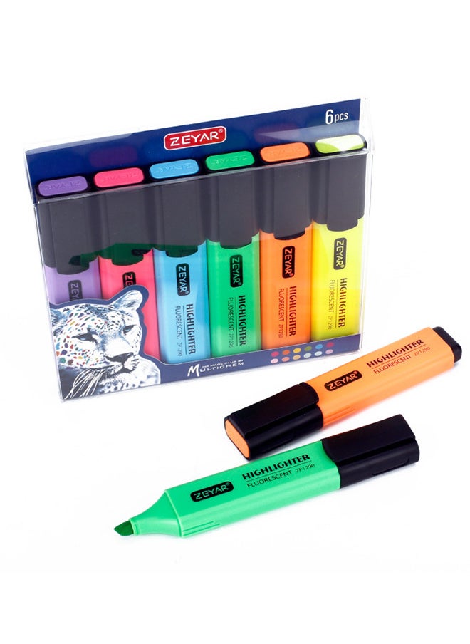 6 Pcs Highlighters Pastel Markers Stationary Supplies for Office School