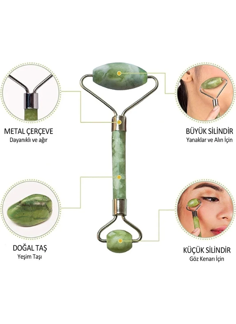 5DM Jade Stone Double Sided Skin Massager