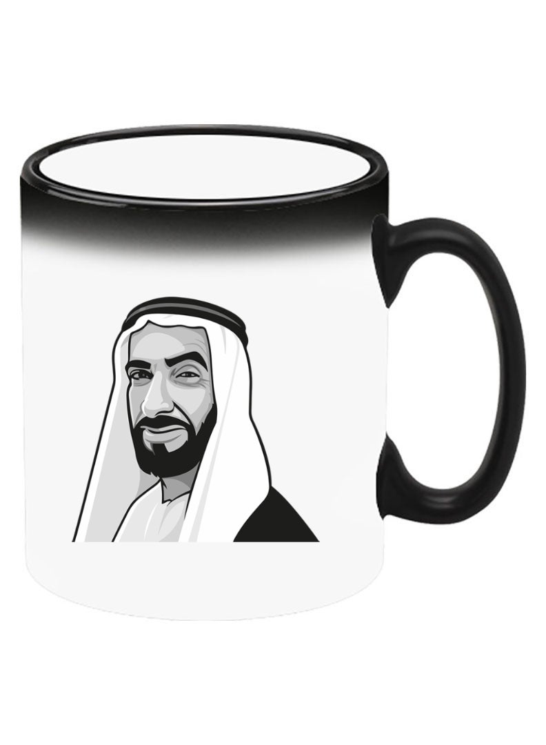 Theodor Color Changing Heat Sensitive Ceramic Mug, Image Revealed When HOT Liquid is Added! Sheikh zayed - Image 2
