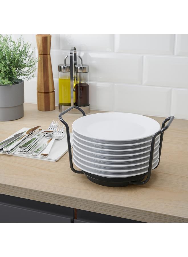 إيروريكس حامل أطباق، أنثراسايت، 15-23 سم - Image 2