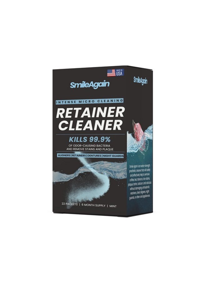 Protech Denture / Retainer Cleaning Kit - Clean Any Removable Dental Device With A Powerful Sonic Bath - Cleaner For Night & Mouth Guards, Aligners & More - Powerful Cleaning System  - Image 1