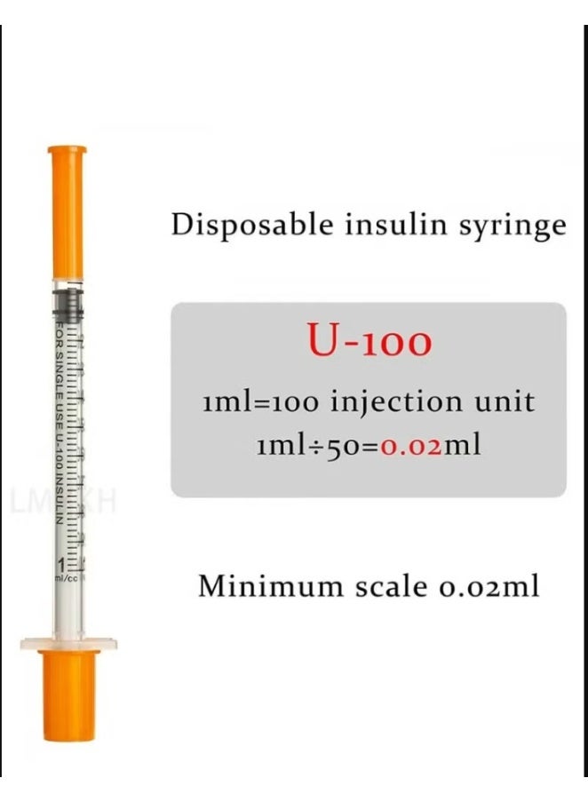 BD Micro Fine Plus Insulin Syringe, size 0.5ml - 6mm box/100 - Image 2