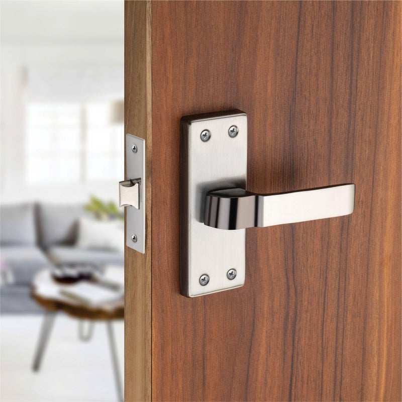 SARDAR NOVO 5" Iron Baby Latch| Bathroom Door Handle| Mortise Door Handle with Baby Latch| Keyless Handle Bathroom| Push to Close Latch (with Babylatch) - Image 5