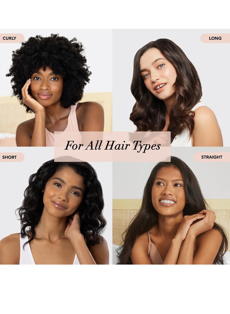 مجموعة تجعيد الشعر بدون حرارة، ملحقات الشعر للتجعيد بدون حرارة، ملحقات الشعر ودحارات الشعر الساخنة، شريط الرأس بدون حرارة، أزرق - Image 3