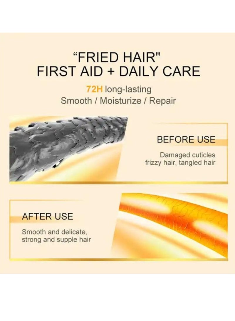 PURC 50ml Moroccan Argan Oil Hair Serum 10X Pure and Natural 100% Moroccan Argan Hair Serum Cold Pressed Virgin Anti Dandruff and Anti Itch Oil for Hair Moroccan Oil for Hair Growth and Repair - Image 3
