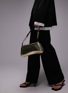TOPSHOP Top Handle Chain Detail Hobo  - Image 1