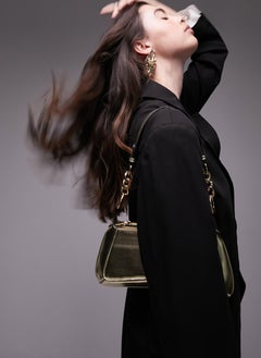 TOPSHOP Top Handle Chain Detail Hobo  - Image 3