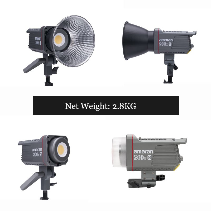 Aputure Amaran 200X S LED Video Light 200W Bi-Color 2700-6500k Bowens Mount Continuous light Bluetooth App Control Silent Fan (Amaran 200XS) - Image 2