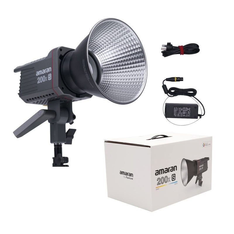 Aputure Amaran 200X S LED Video Light 200W Bi-Color 2700-6500k Bowens Mount Continuous light Bluetooth App Control Silent Fan (Amaran 200XS) - Image 1