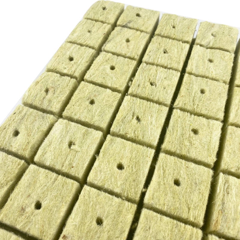 Meridian Rockwool Starter Plugs – 3.8 cm (1.5 in) 2‑Pack, 2 Sheets of 49 Plugs (98 Plugs Total) for Hydroponics - CT - Image 4