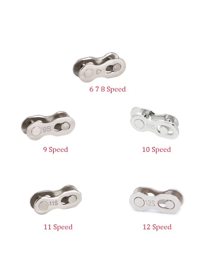 8 Pairs Reusable Bicycle Missing Link for 11 Speed Chain - Image 4