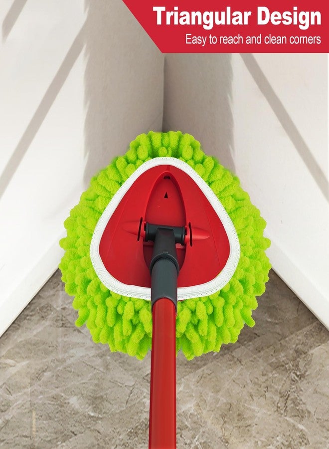 NEWE Spin Mop Heads Replacements 3 Pack Compatible with O-Cedar EasyWring 1 Tank System, Microfiber Chenille Pads Attachment Replace Refills for Deep Cleaning All Floors - Image 3