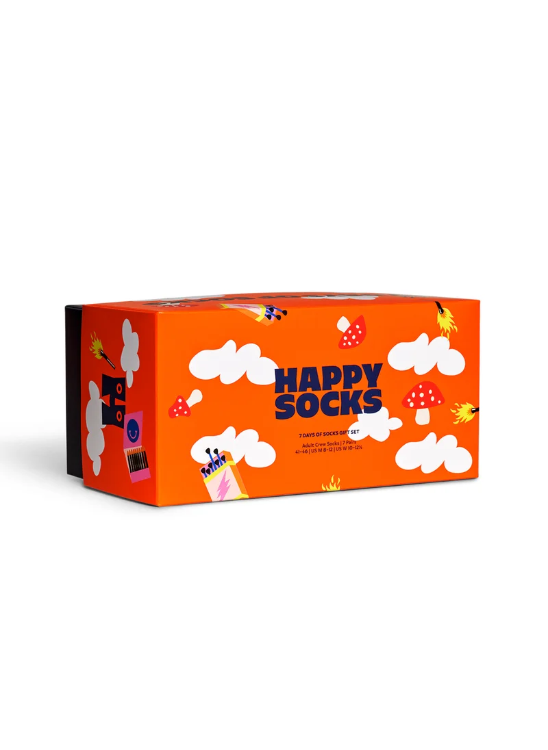 Happy Socks 7-PACK A WILD WEEK SOCKS GIFT SET