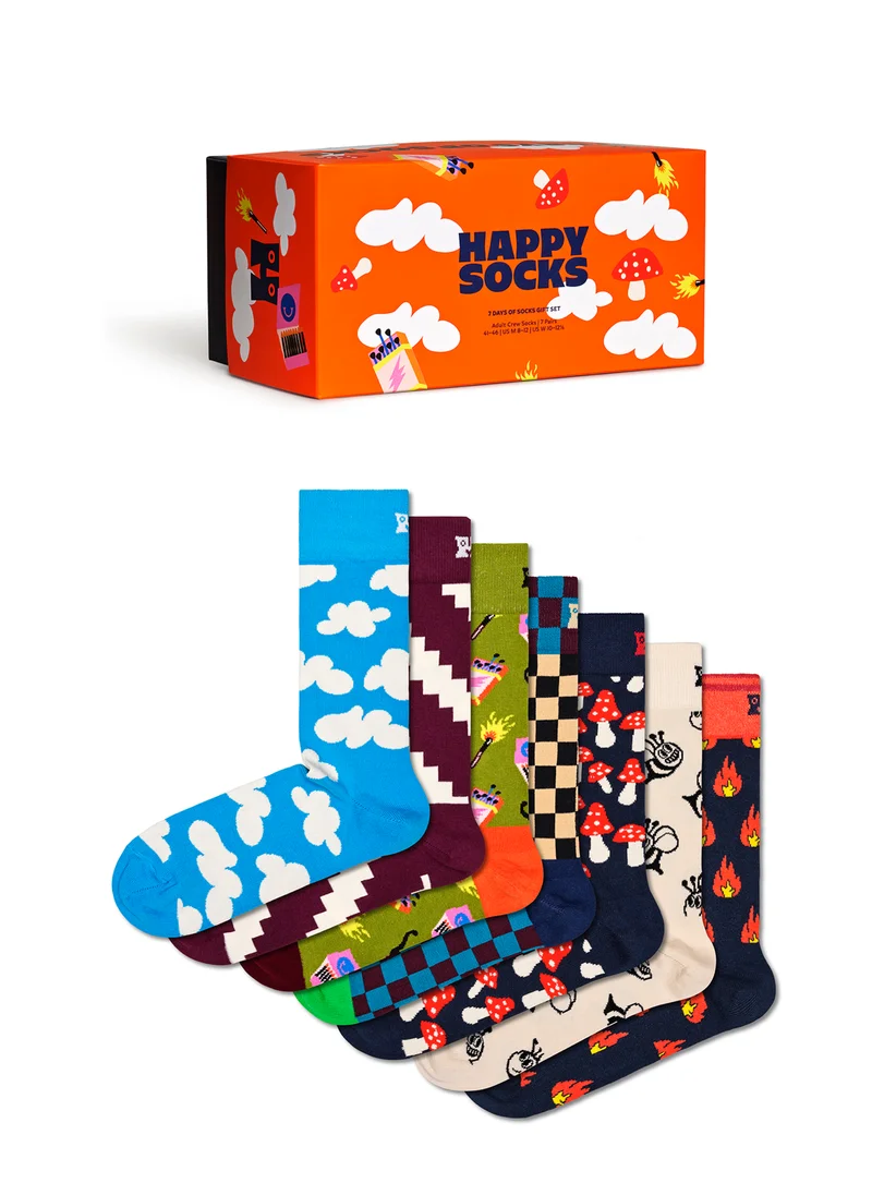 Happy Socks 7-PACK A WILD WEEK SOCKS GIFT SET