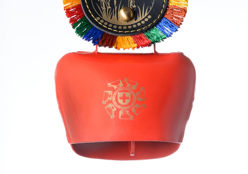 Tej Gifts Swiss Cow Bell – Metal Vastu Bell, DDLJ Style Hanging Bell Key Chain, Car & Door Hanging, Religious Wall Décor & Good Luck Gift (Size 5 = 8 cm x 4.5 cm x 17 cm) - Image 3
