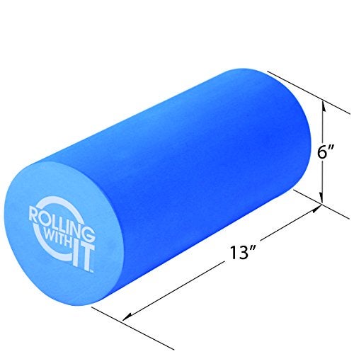 Rolling With It Foam Roller with High Density for Physical Therapy, Muscle Roller for Exercise and Muscle Recovery, Eco-Friendly Back Roller, Firm and Smooth Surface Massage Roller, Size: 13 inches - Image 3
