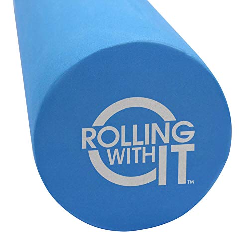 Rolling With It Foam Roller with High Density for Physical Therapy, Muscle Roller for Exercise and Muscle Recovery, Eco-Friendly Back Roller, Firm and Smooth Surface Massage Roller, Size: 13 inches - Image 1