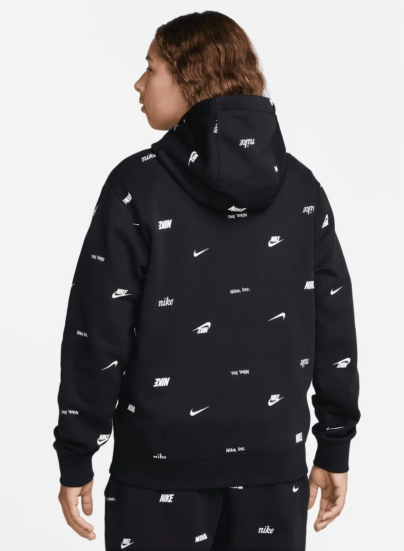 Nike All Over Printed Hoodie