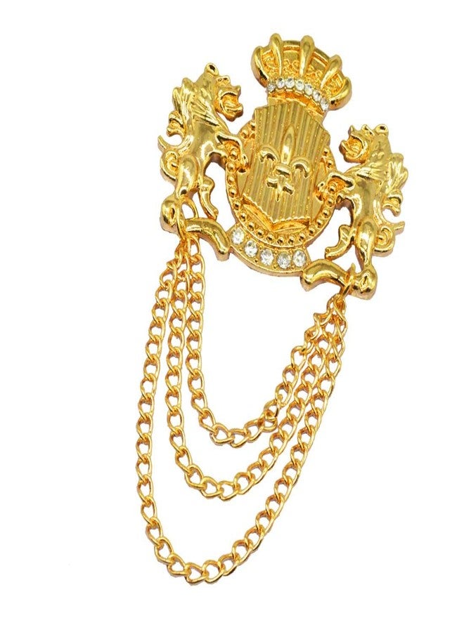 Sullery Wedding Design With Hangging Lapel Pin Brooch - Image 3