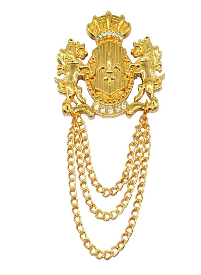 Sullery Wedding Design With Hangging Lapel Pin Brooch - Image 1