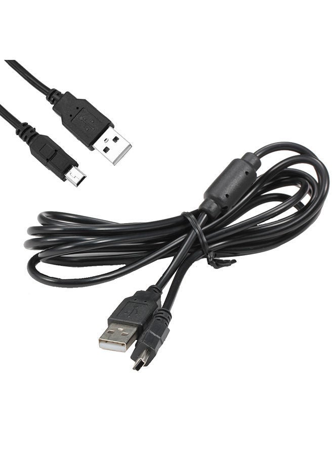 NIBEMINENT 2-Piece USB Charging Cable For PlayStation 3 Wireless Controllers Black  - Image 2