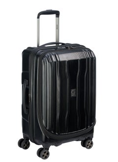 DELSEY Paris Cruise 58cm Hardcase 4 Double Wheel Cabin Luggage Trolley Black  - Image 1