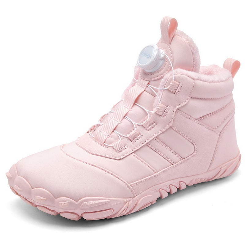 Outdoor Sports Cotton Shoes Women'S Fleece-Lined Warm Cotton Shoes Couple'S Waterproof Non-Slip Snow Boots Winter Five-Finger Cotton Shoes - Image 1
