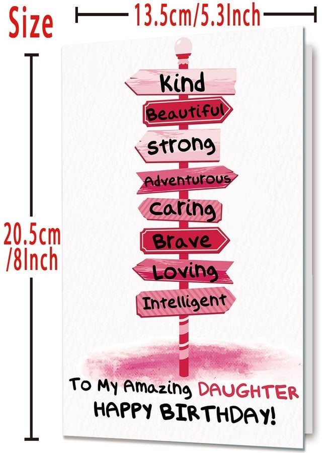 Mcduldul Daughter Birthday Card, Happy Birthday Daughter Gifts from Mom Dad Parents - Image 4