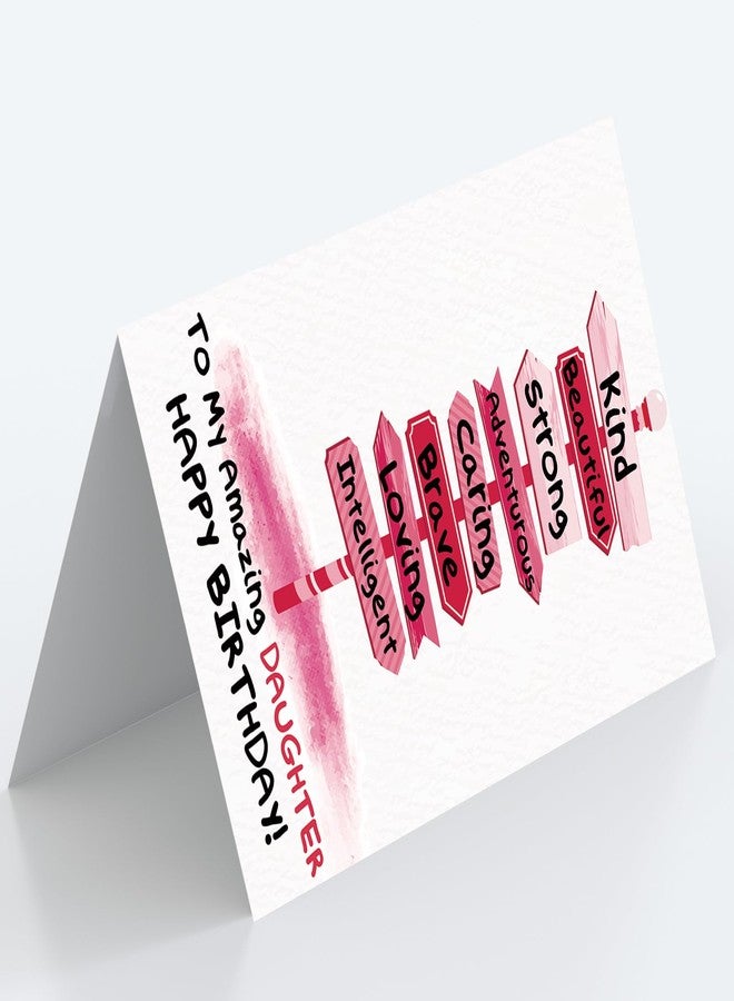 Mcduldul Daughter Birthday Card, Happy Birthday Daughter Gifts from Mom Dad Parents - Image 2