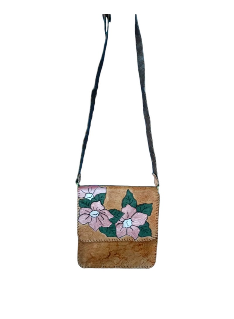 Sheer Fashionable Leather Crossbody Bag  - Image 2