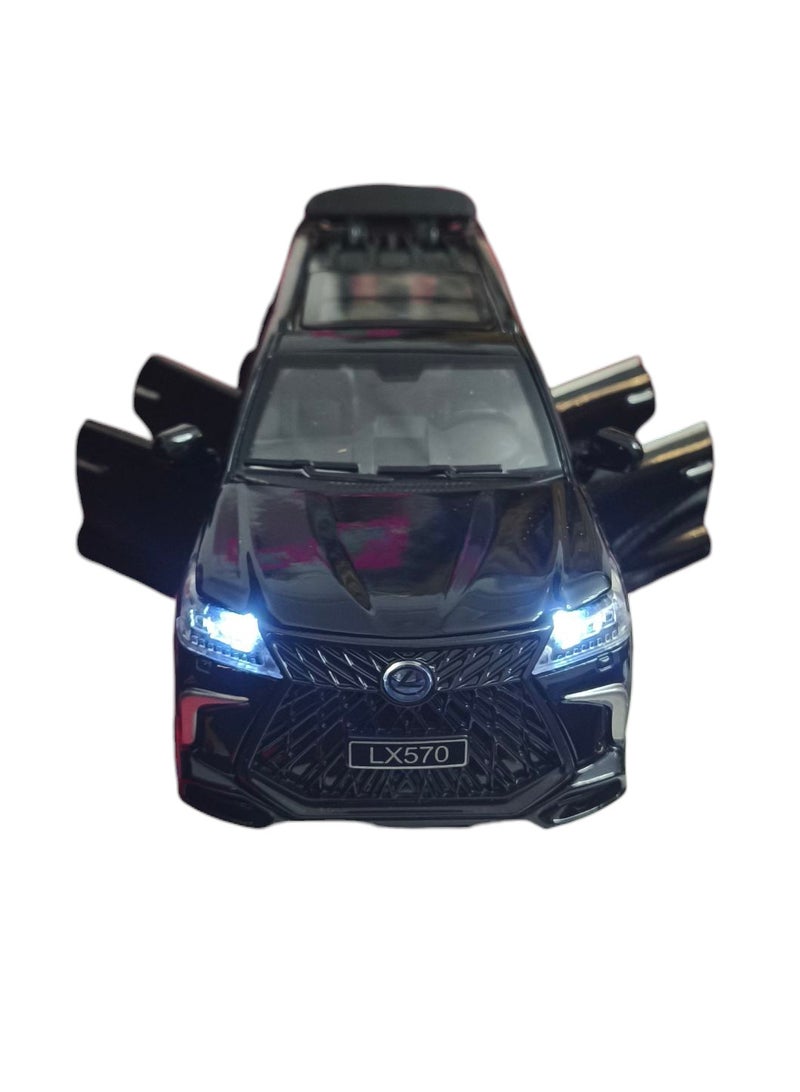 Hongyu A Miniature Metal Model with Fine Details of a Lexus 570 with High-Performance Design with Lighting and Sound - Image 5