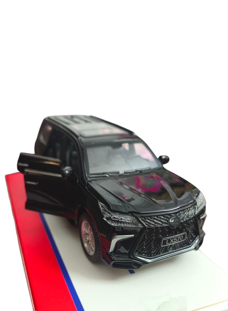 Hongyu A Miniature Metal Model with Fine Details of a Lexus 570 with High-Performance Design with Lighting and Sound - Image 3