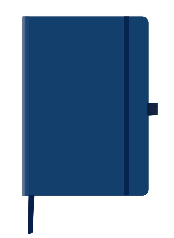 Designer A5 Thick Blue Hardcover Notebook Rick