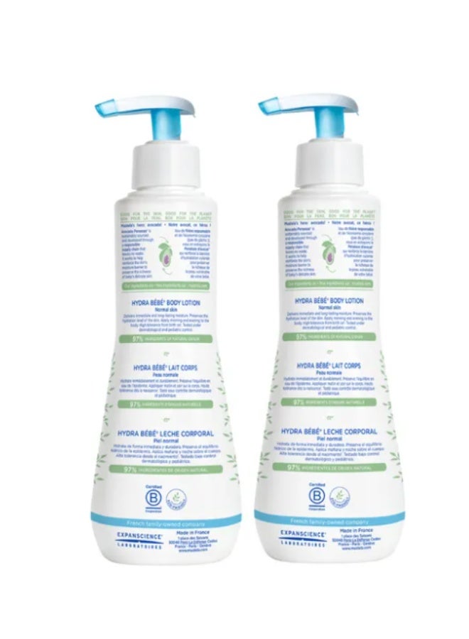 Mustela Pack of 2 Moisturizing Body Lotion, 300ml - Image 2