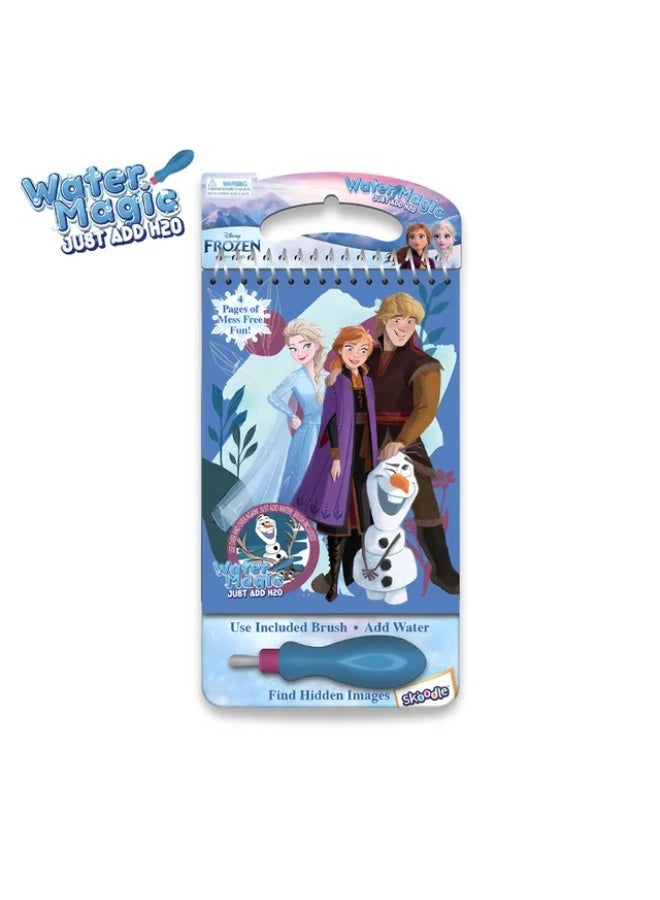 Disney - Frozen Water Magic Pad with Brush [101041] - reusable reveal pages and a water-filled brush—mess-free fun for kids aged 3+ to uncover colorful Frozen images with water - Image 5