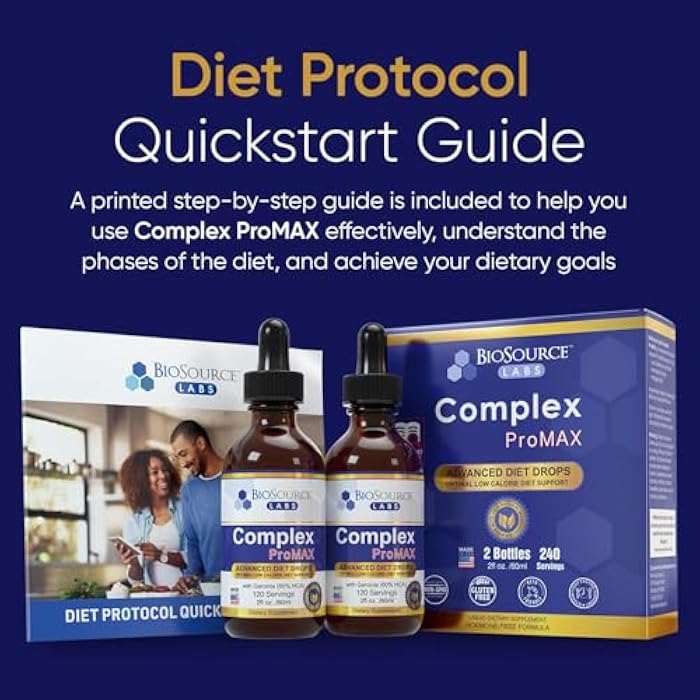 BioSource Labs Complex ProMAX Premium Diet Drops 2 oz (2 Bottle Pack) - 60 Day Supply - Image 3