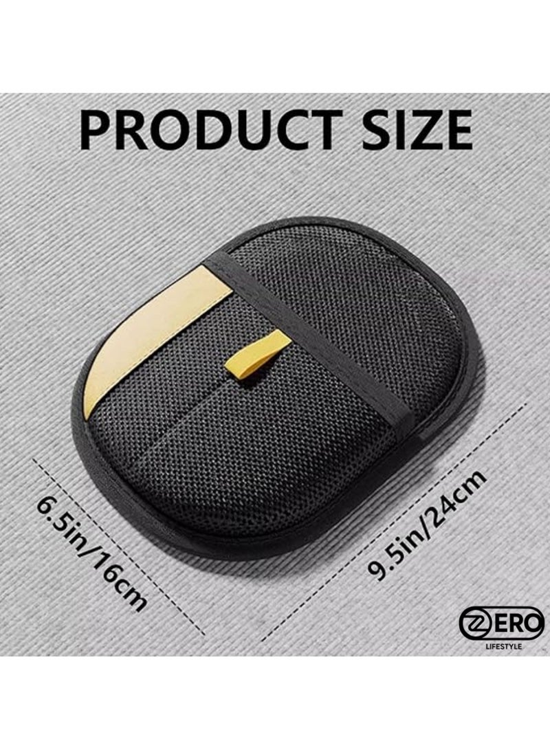 زیرو لائف اسٹائل قفازات مزدوجة الجوانب للعناية بالحيوانات الأليفة، قفاز قابل لإعادة الاستخدام لإزالة شعر الكلاب والقطط للغسيل والتخلص من الشعر المتساقط والتمشيط، قفازات مضادة للكهرباء الساكنة للحيوانات الأليفة ذات الشعر الطويل/القصير (عبوة من قطعتين) - Image 4