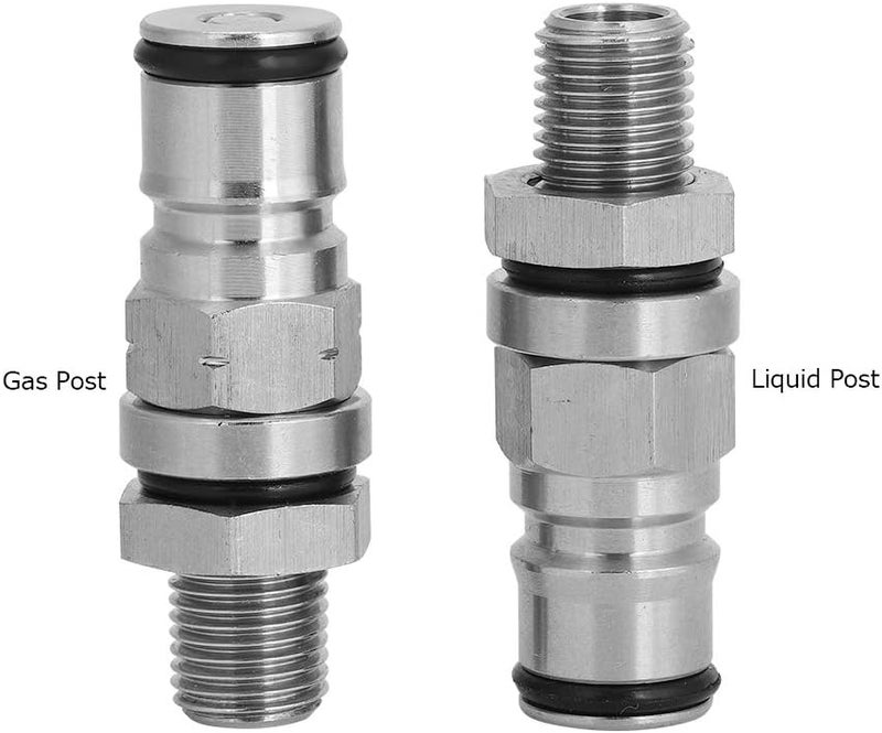 304 Stainless Steel Beer Keg Ball Lock Adapter Post Pressure Relief Valve Home Brew Accessory Gas And Liquid - Image 4