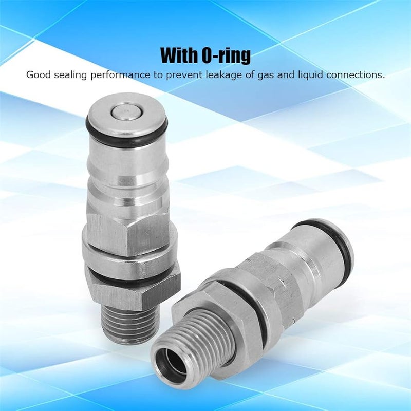 304 Stainless Steel Beer Keg Ball Lock Adapter Post Pressure Relief Valve Home Brew Accessory Gas And Liquid - Image 5