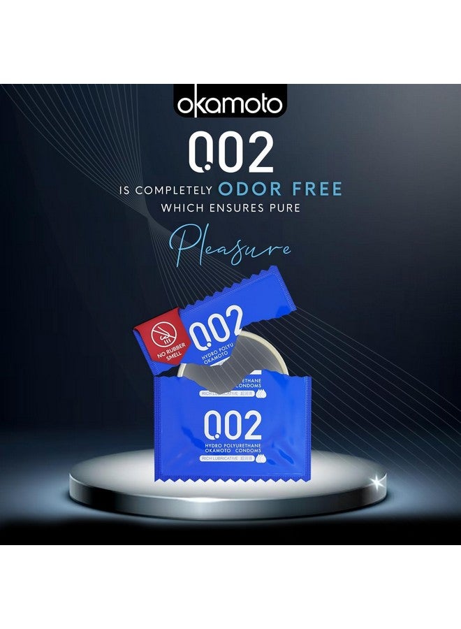 Okamoto 0.02 - Japan's Best | Thinnest Condom In India | 1st Time in India - Non Latex PU Condom | Super Thin | Super Strong | Imported from Japan | 0.02 mm Ultra Thin (Pack of 2, 12s) - Image 4