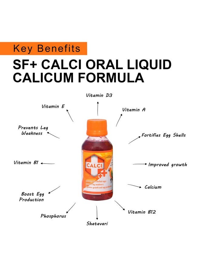 مجموعة 3 في 1 من إس إف+ هيربال بلس للعناية بالطيور، مكمل غذائي كالسي+ للطيور، يساعد في النمو وإنتاج الهيموجلوبين، ويساعد في إضافة لون رائع + ريش كامل لجميع الطيور (متعدد الألوان) - Image 3