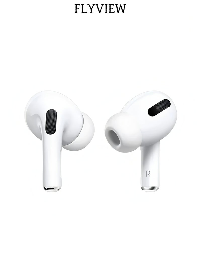 فليفيو سماعات رأس لاسلكية بتقنية البلوتوث 5.0، صوت ستيريو عالي الدقة، تقليل الضوضاء، لون أبيض - Image 1