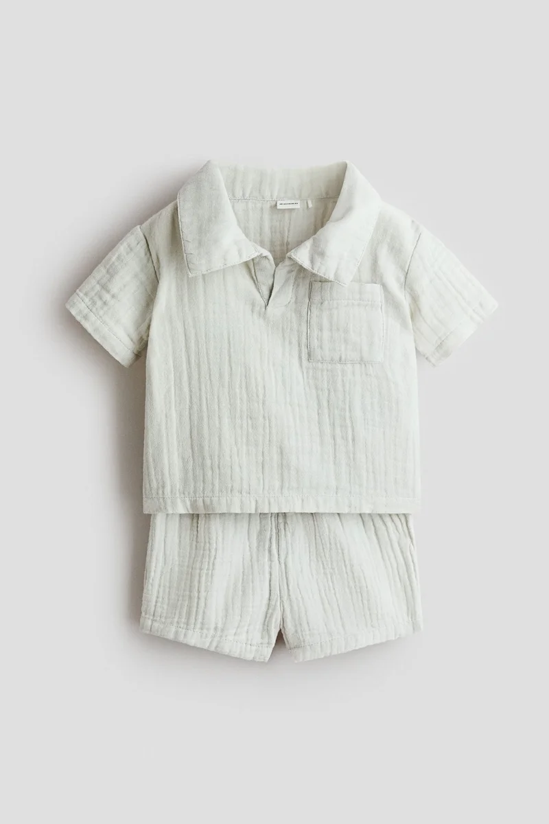 2-piece cotton muslin set