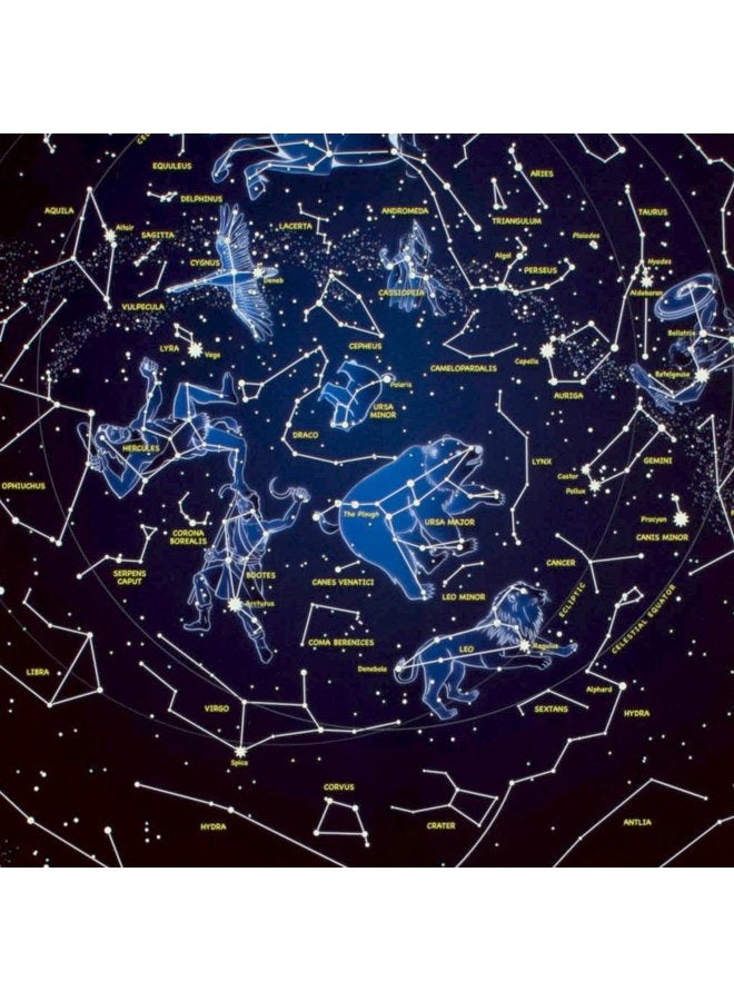 Maps International Glow in The Dark Constellation Map – Illuminates After Dark – 33 x 23 - Image 3