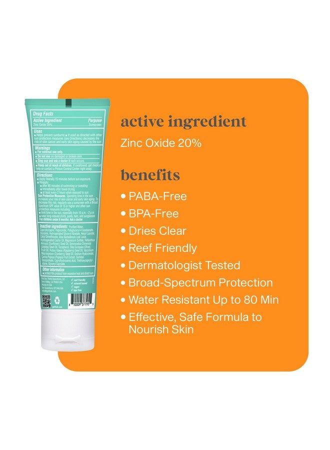 Thinkkids Mineral Sunscreen, SPF 30 Clear Zinc Oxide Sunscreen, 3 Fl Oz, Natural Reef Safe Sunscreen for Kids, Broad Spectrum UVA/UVB Sun Screen - Image 2