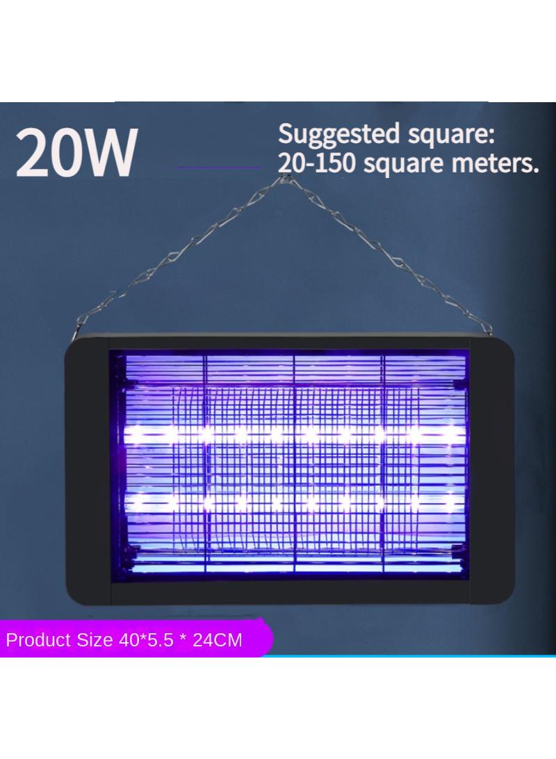 general 20W LED Electric Mosquito Zapper Indoor And Outdoor Flying Fly Insect Killer Lamp Bug And Pest Trap Pest Repeller Repellent Traps Eliminator Catcher Lure Zapper Kills Mosquito - Image 1