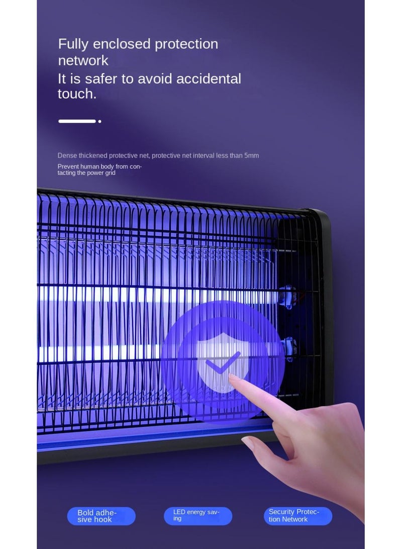 general 20W LED Electric Mosquito Zapper Indoor And Outdoor Flying Fly Insect Killer Lamp Bug And Pest Trap Pest Repeller Repellent Traps Eliminator Catcher Lure Zapper Kills Mosquito - Image 5