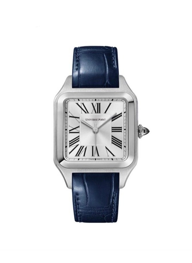 UNIVERSE POINT Santos Dumont Pilot Watch by Universe Point for Men - Roman Numerals, Leather Strap 